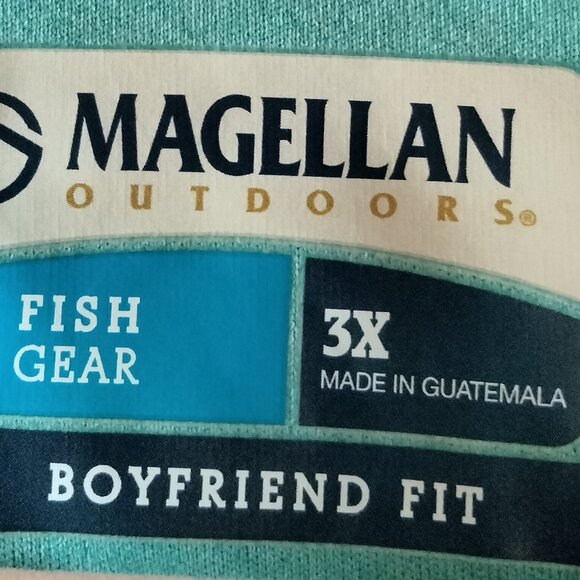 Magellan Outdoors Teal Long Sleeve Tee! SPF Fabric! - Picture 5 of 8